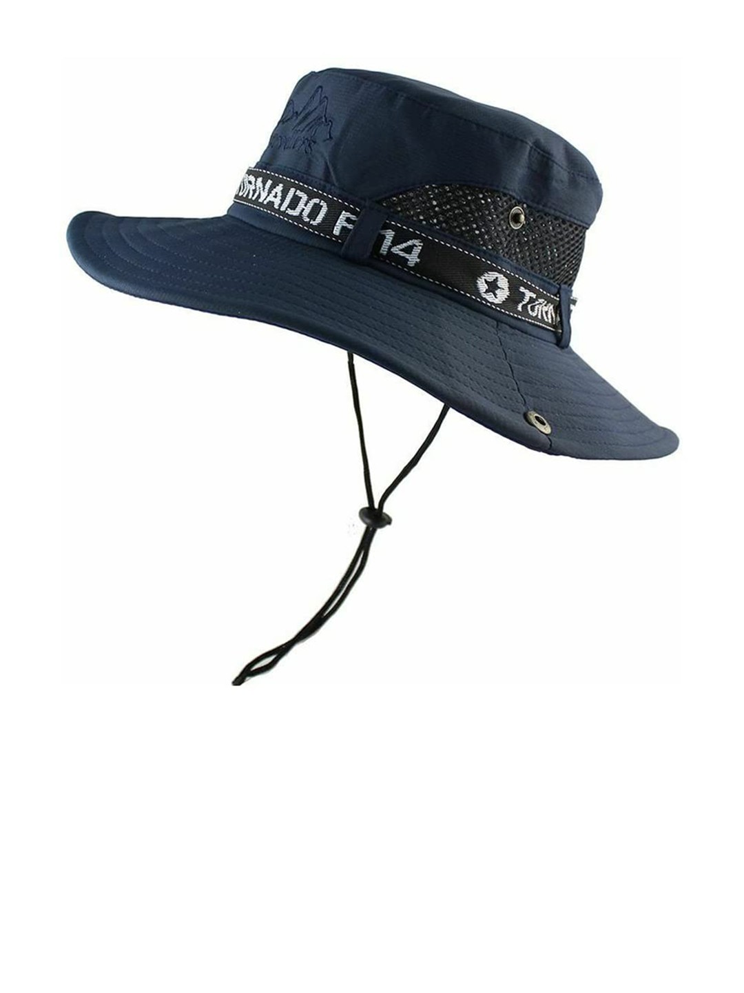

Alexvyan Men Self Design Breathable Sun Hat, Navy blue