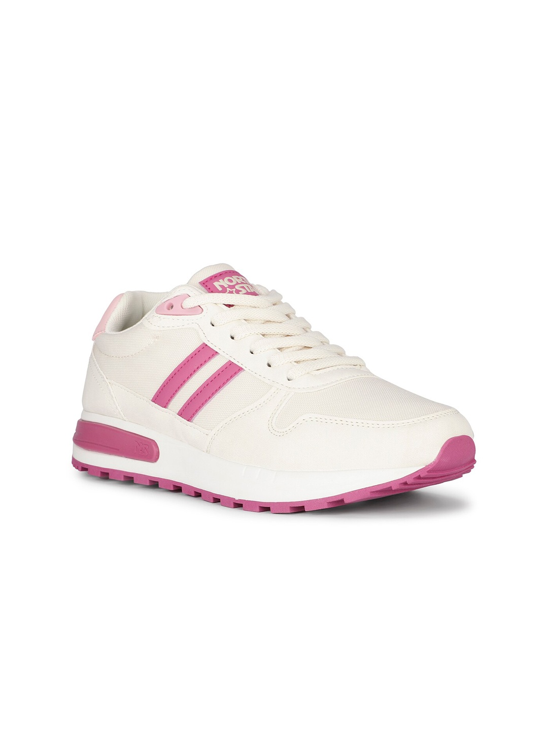 

North Star Women Perforations Comfort Insole Lace-Ups Sneakers, Pink