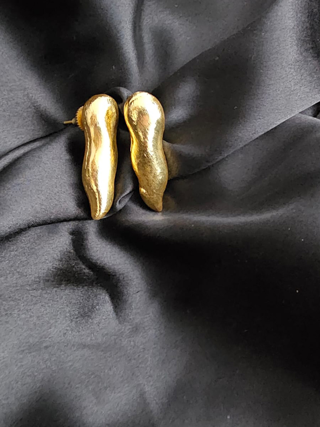 

Binnis Wardrobe Gold-Plated Contemporary Studs Earrings