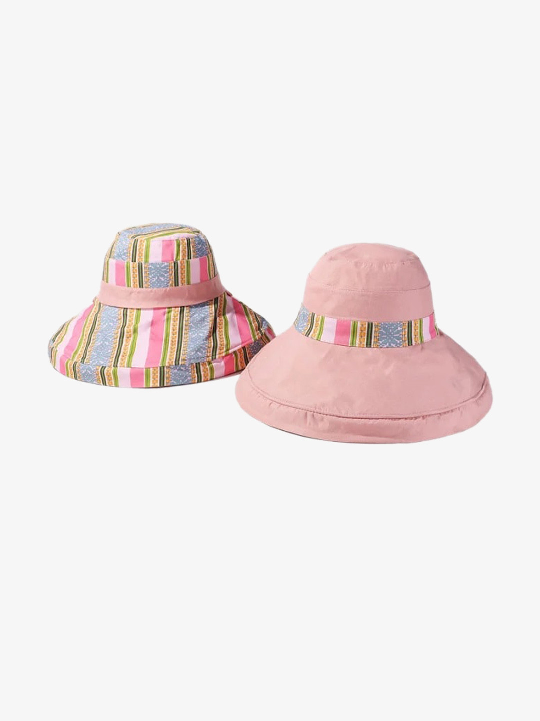 

Alexvyan Women Printed Breathable Reversible Cotton Sun Hat, Pink