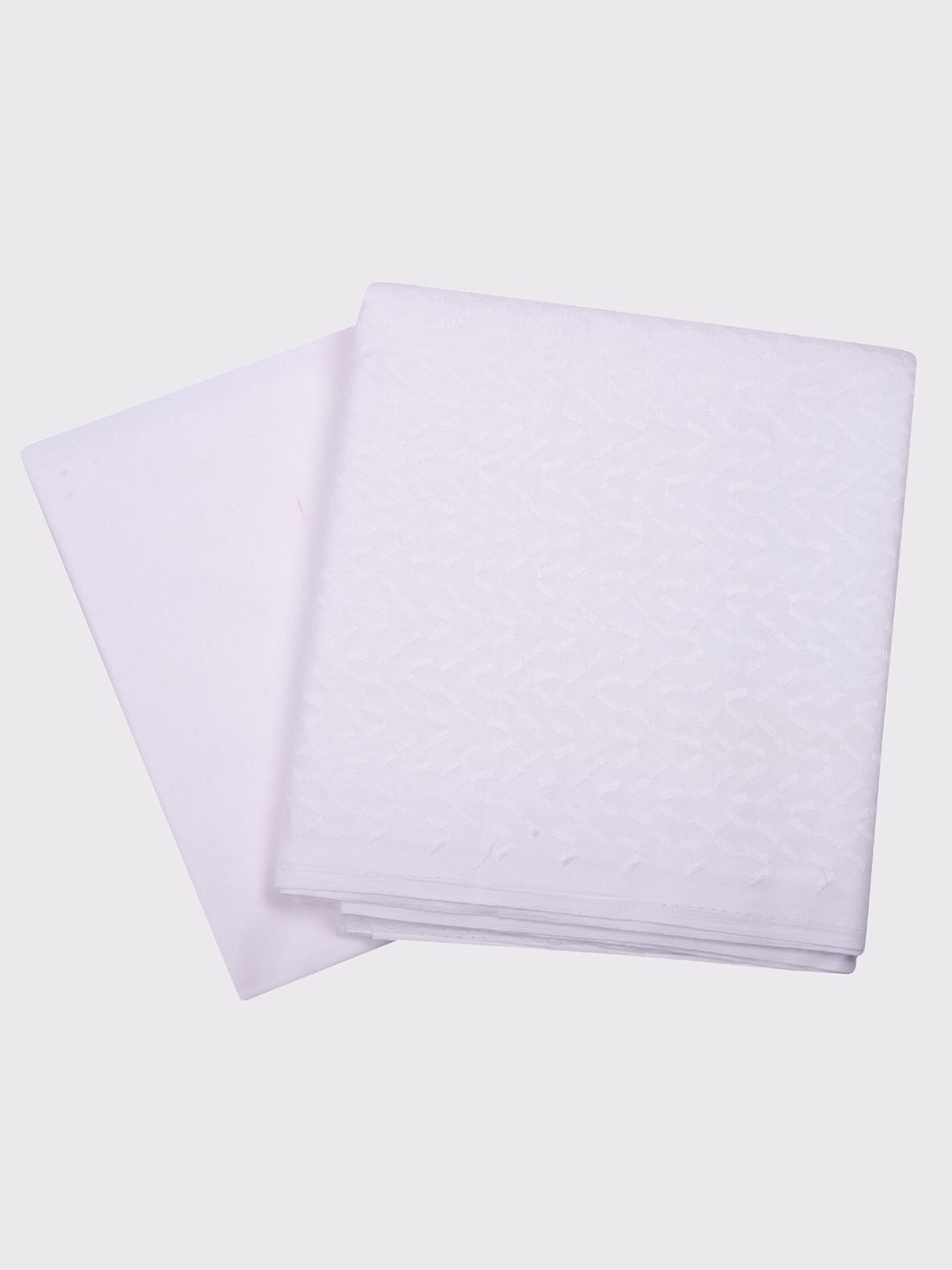 

Maharaja Pure Cotton Suit Clothing Fabric, White