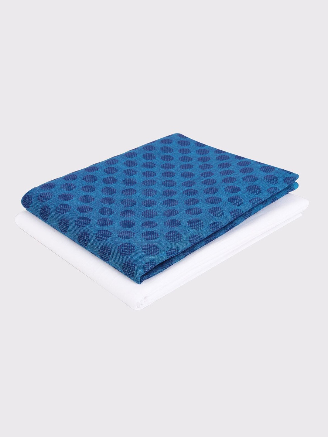 

Maharaja Men Printed Cotton Suit Clothing Fabric, Blue