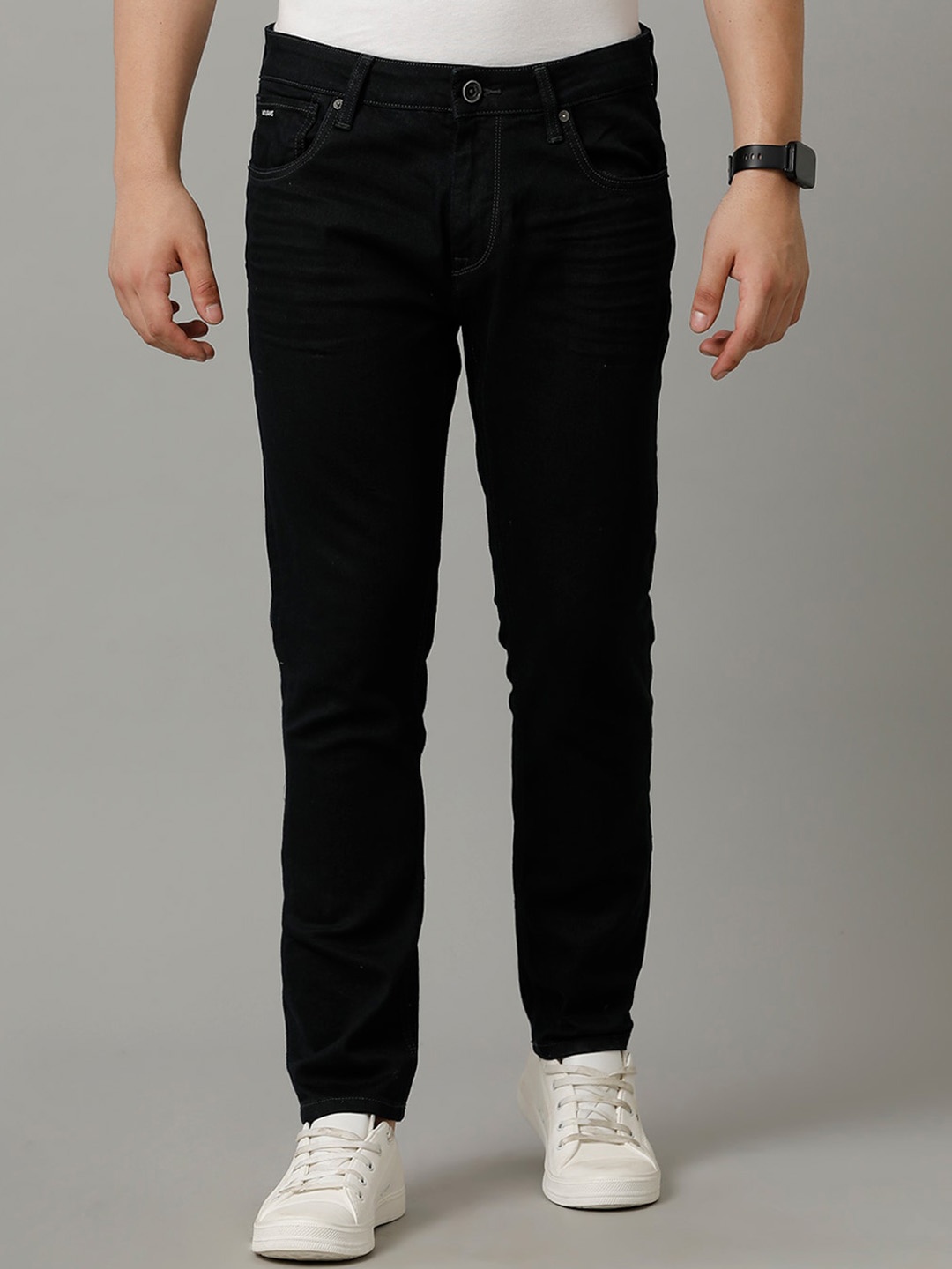 

Voi Jeans Men Mid-Rise Comfort Skinny Fit Stretchable Jeans, Blue