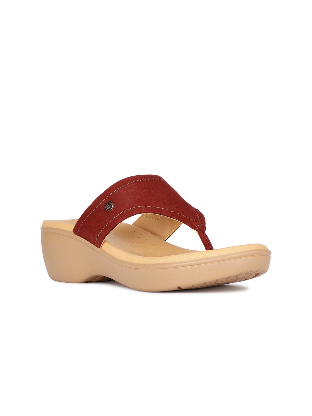 

Hush Puppies Open Toe Leather Comfort Sandals, Red