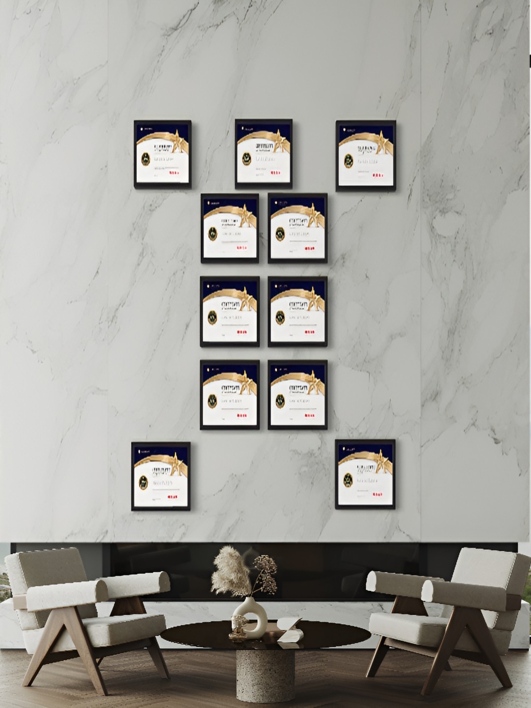

Stuthi Arts Black 11 Pieces Wooden Wall Photo Frames