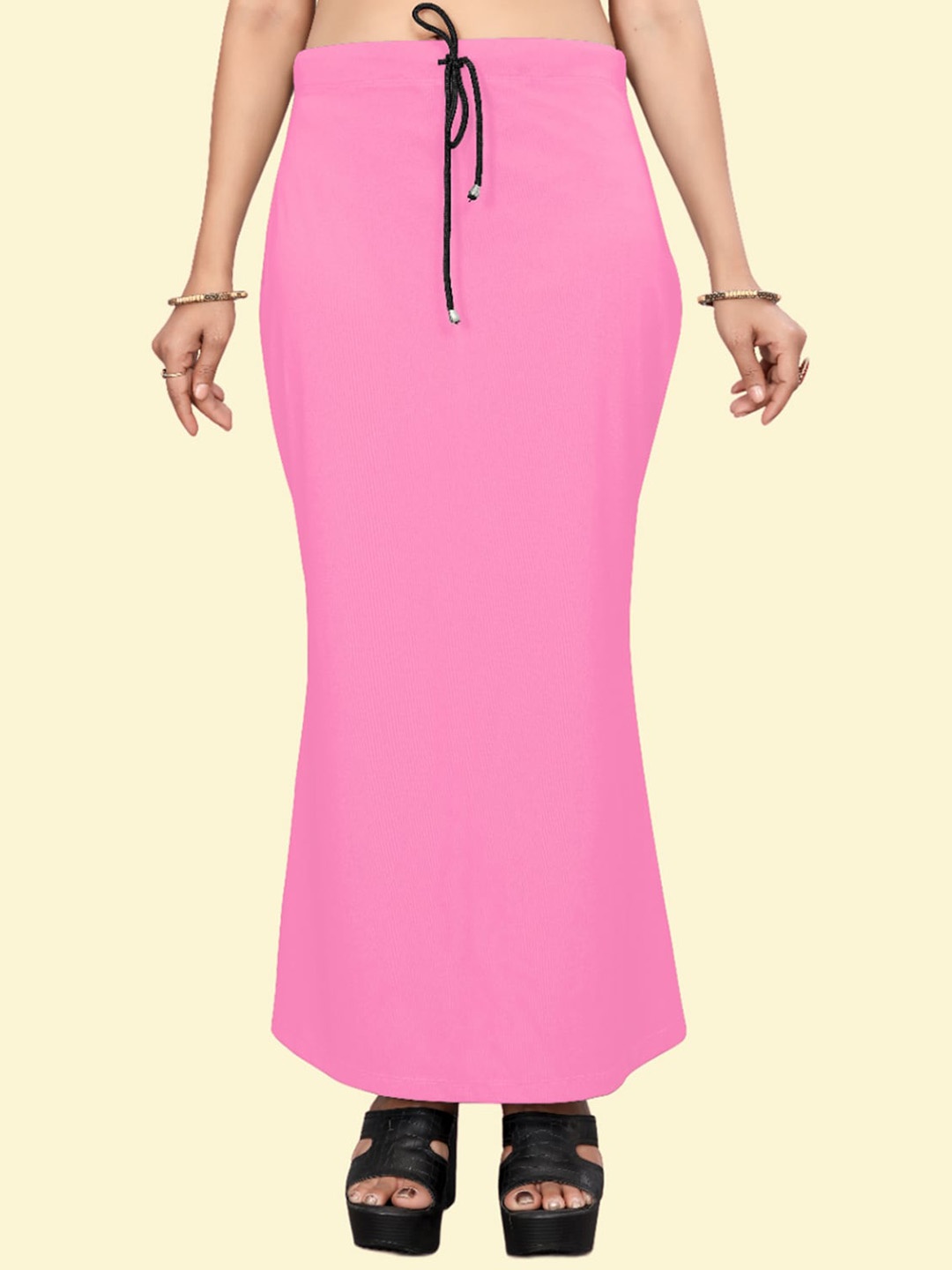 

Leeza Store Stretchable Skin-Friendly Saree Shapewear, Pink