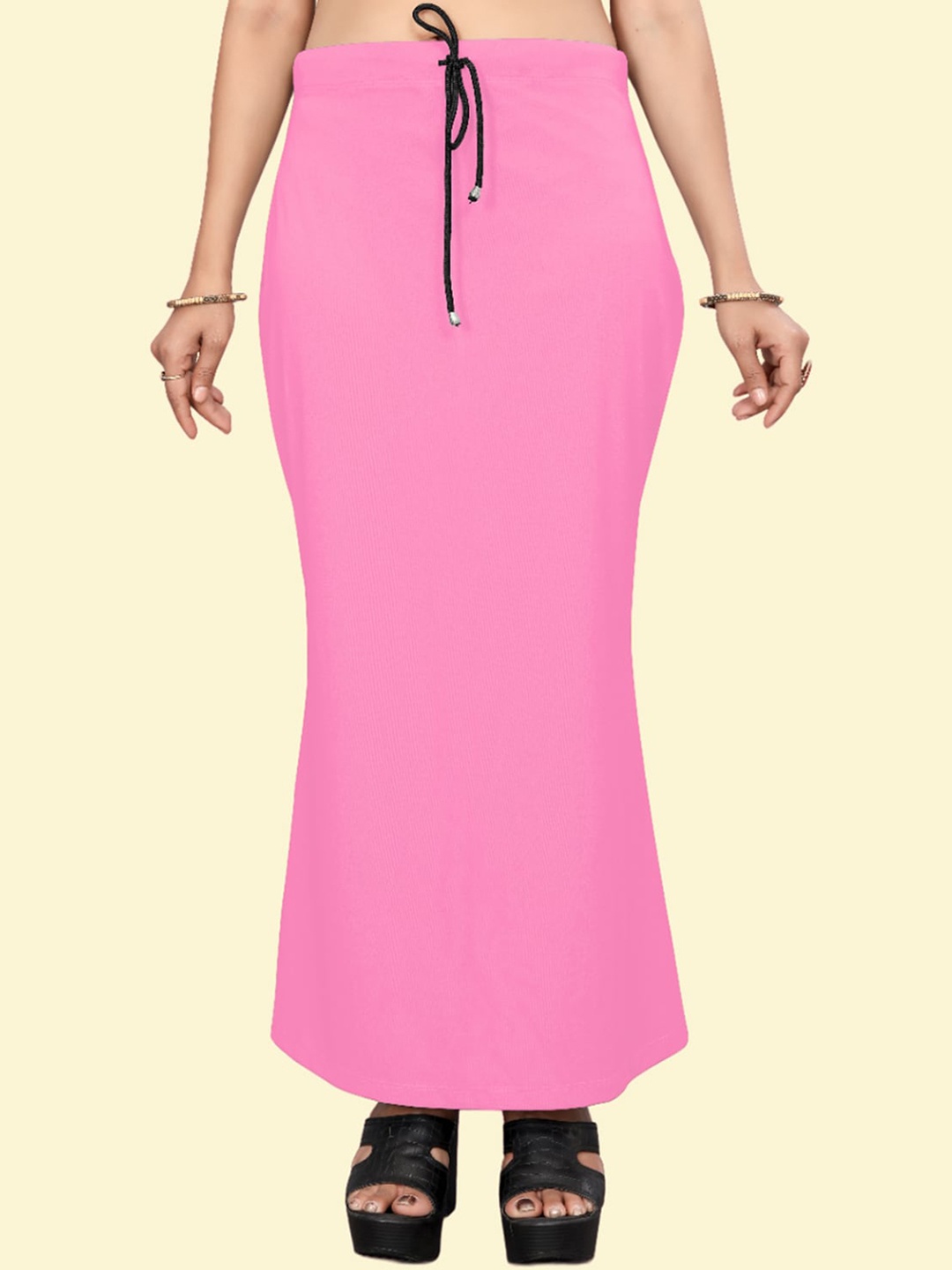

Leeza Store Stretchable Skin-Friendly Saree Shapewear, Pink