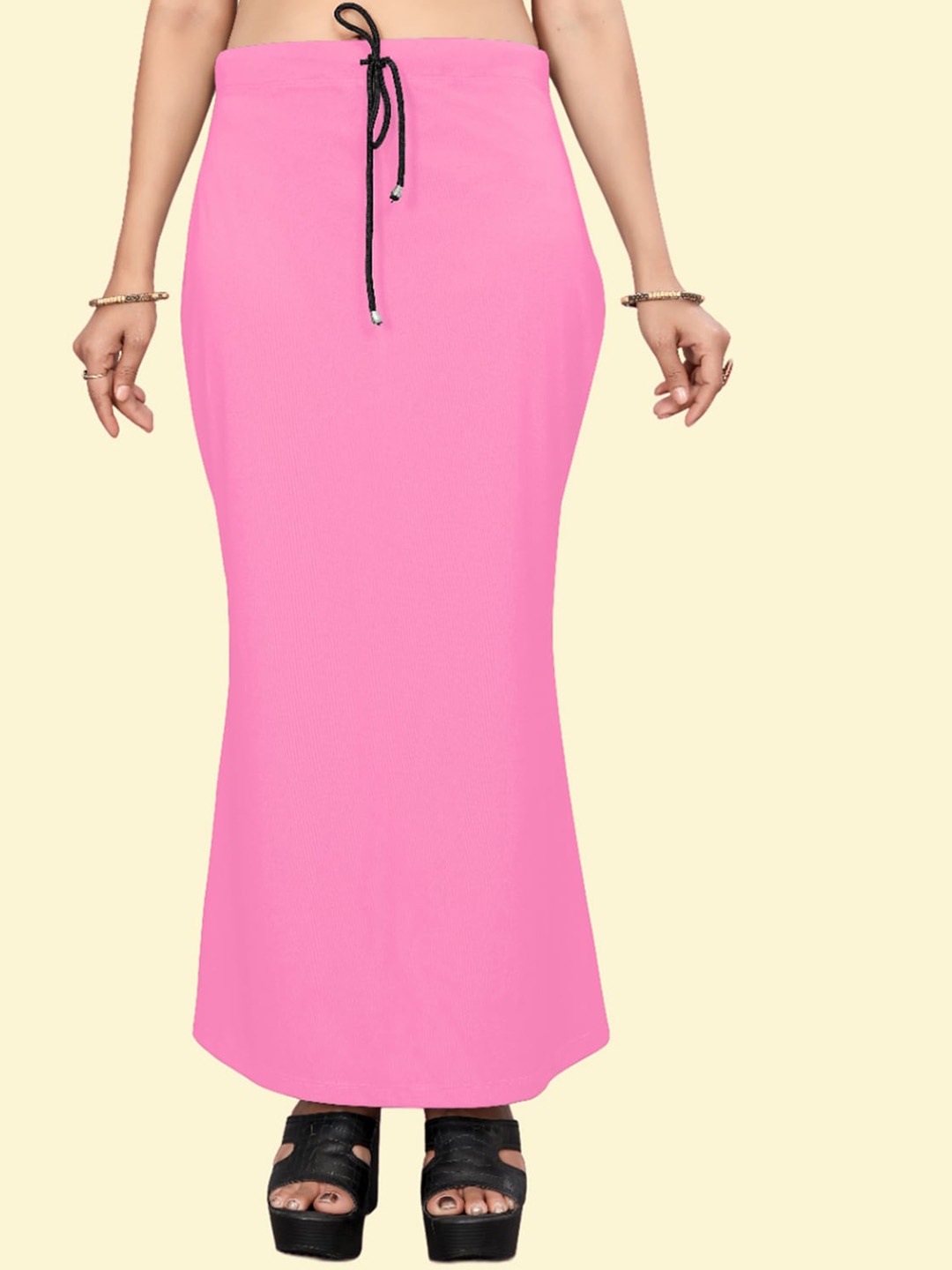 

Leeza Store Stretchable Skin-Friendly Saree Shapewear, Pink