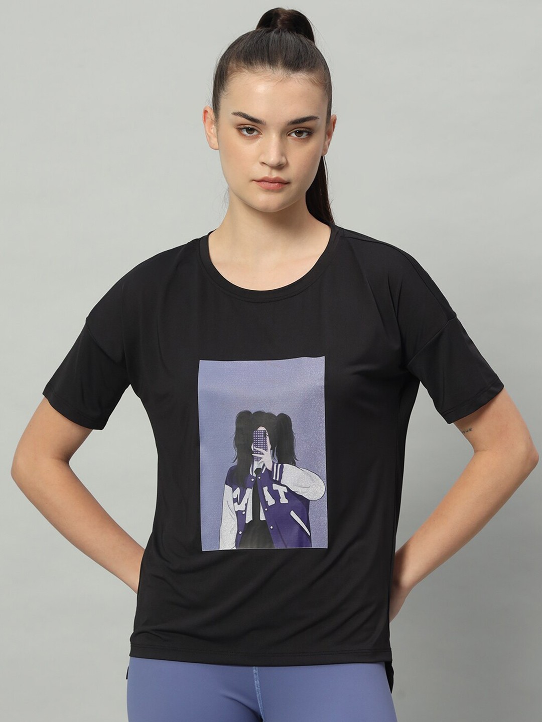 

MKH Graphic Printed Dri-FIT T-shirt, Black