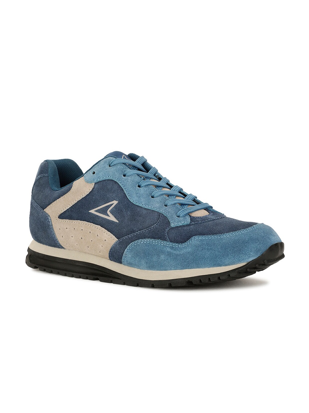 

Power Men Leather Running Shoes, Blue