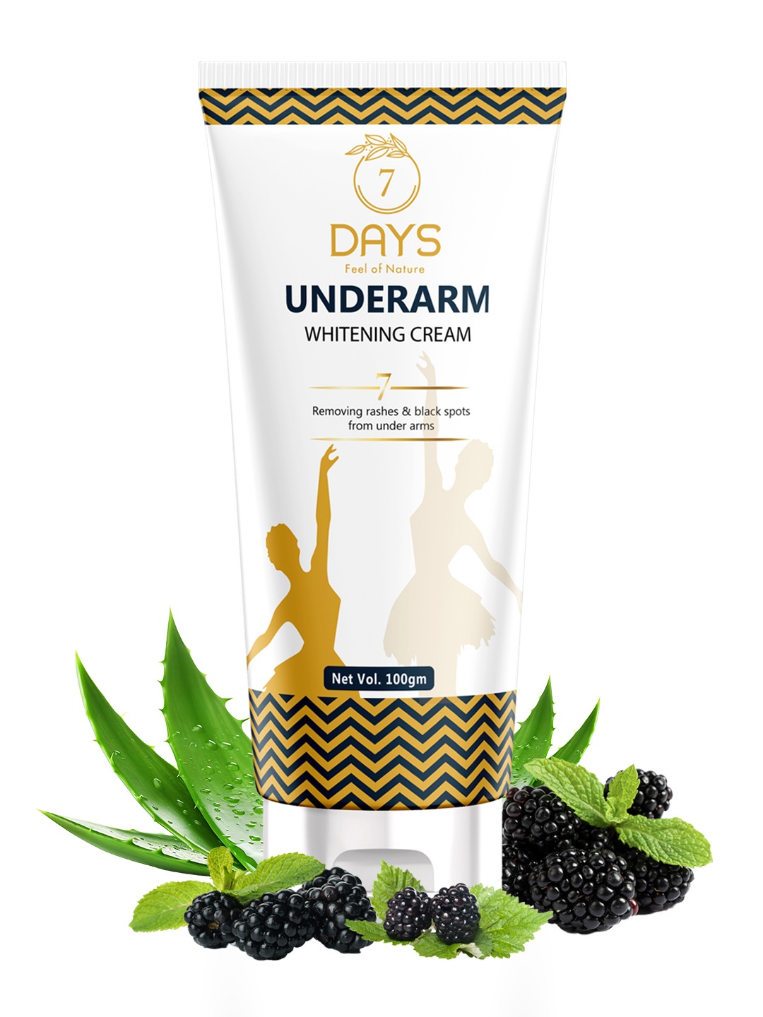 

7 DAYS Feel Of Nature Underarm Whitening Cream With Mulberry Extract - 100g, White