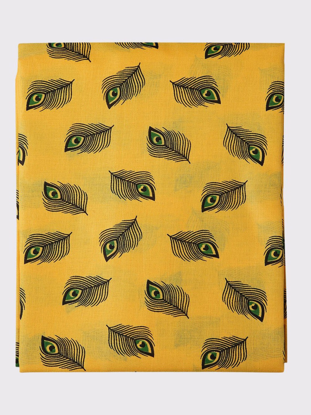 

Maharaja Men Printed Cotton Kurta Clothing Fabric, Yellow