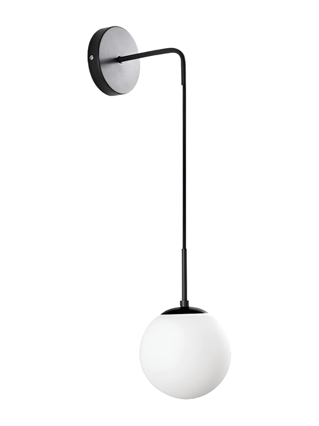 

Areezo Black Metal Contemporary Spherical Wall Lamp