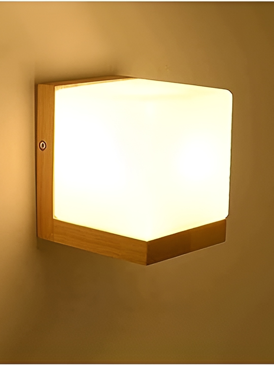 

Areezo Brown Metal Contemporary Square Shaped Wall Lamp