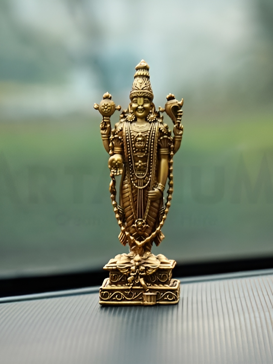 

Artarium LLP Gold Toned Venkateshwar Balaji Religious Figurine Showpiece