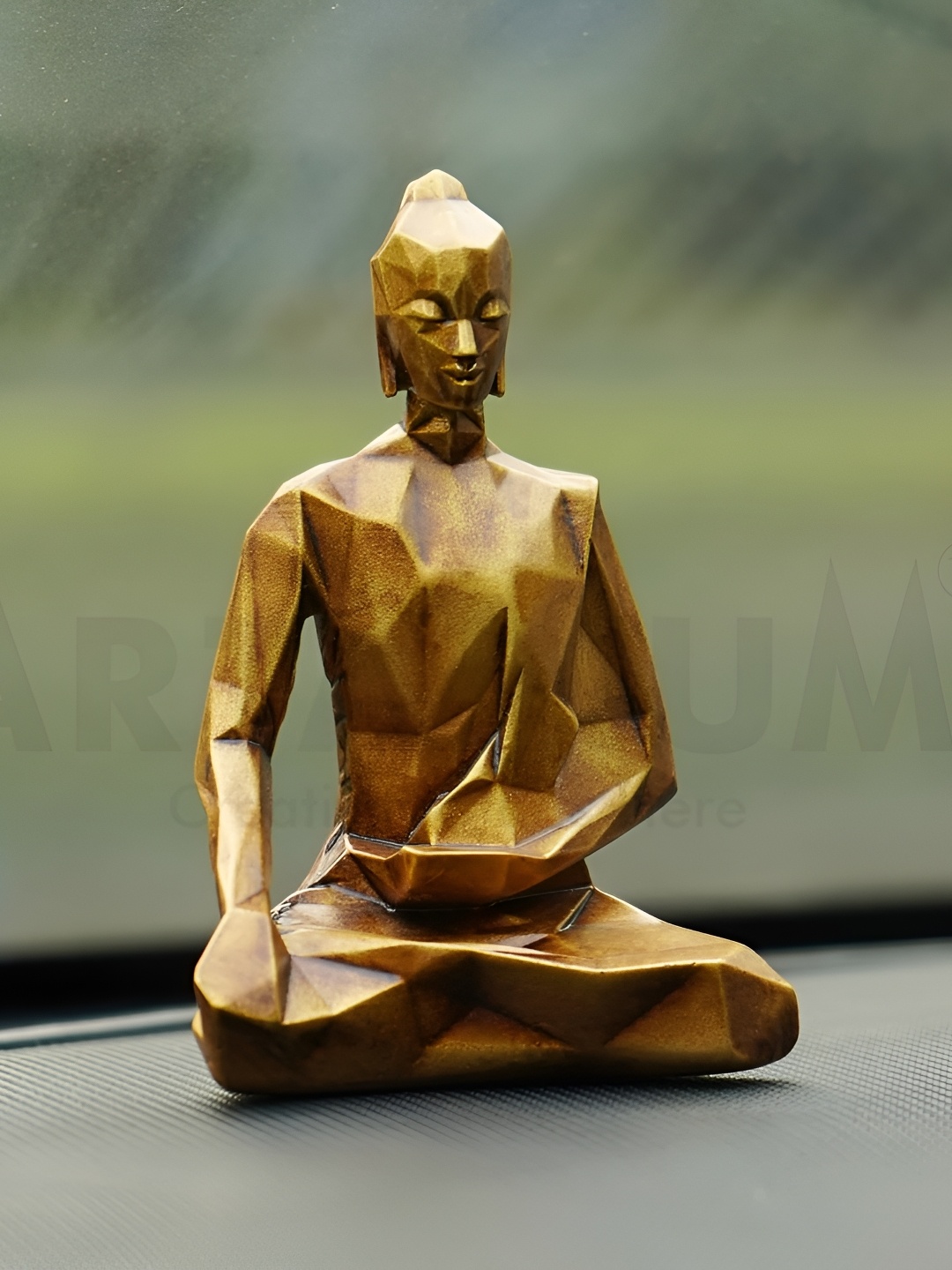 

Artarium LLP Gold Toned Brass Religious Figurine Showpiece