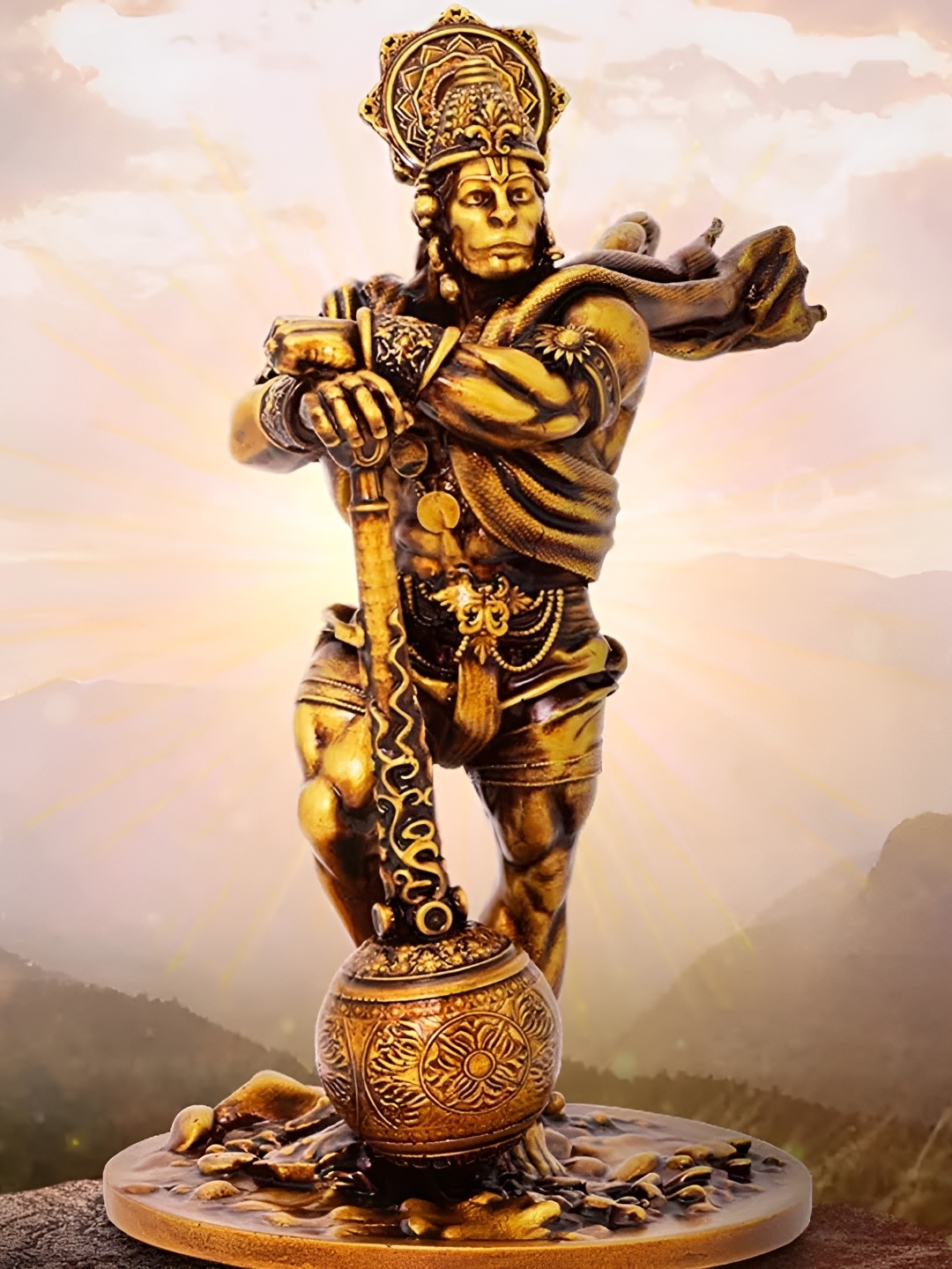 

Artarium LLP Brown Religious Figurine Showpiece