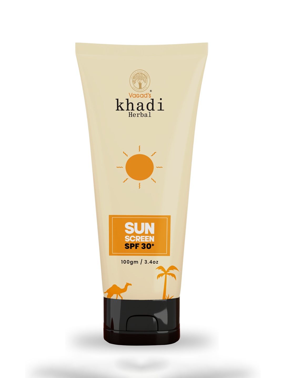 

Vagads Khadi Herbal Sunscreen SPF 30 - 100g, Off white