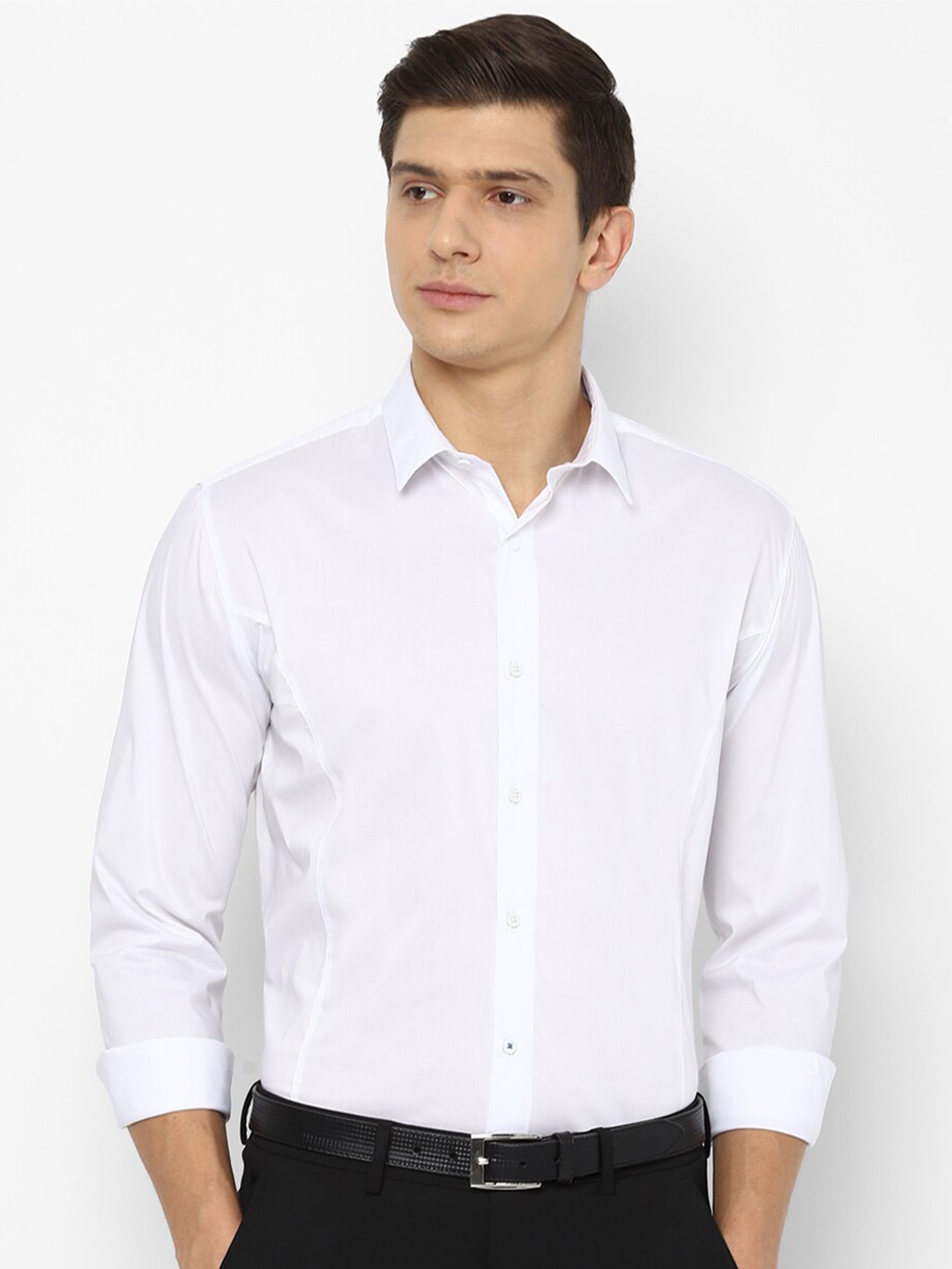 

Louis Philippe Sport Slim Fit Spread Collar Formal Shirt, White