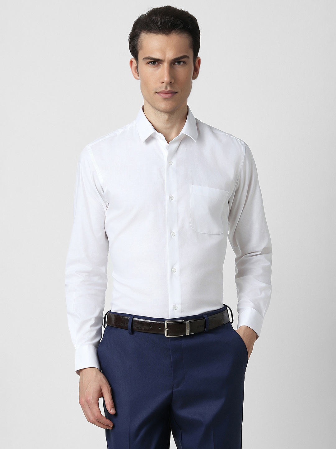 

Peter England Opaque Formal Shirt, White