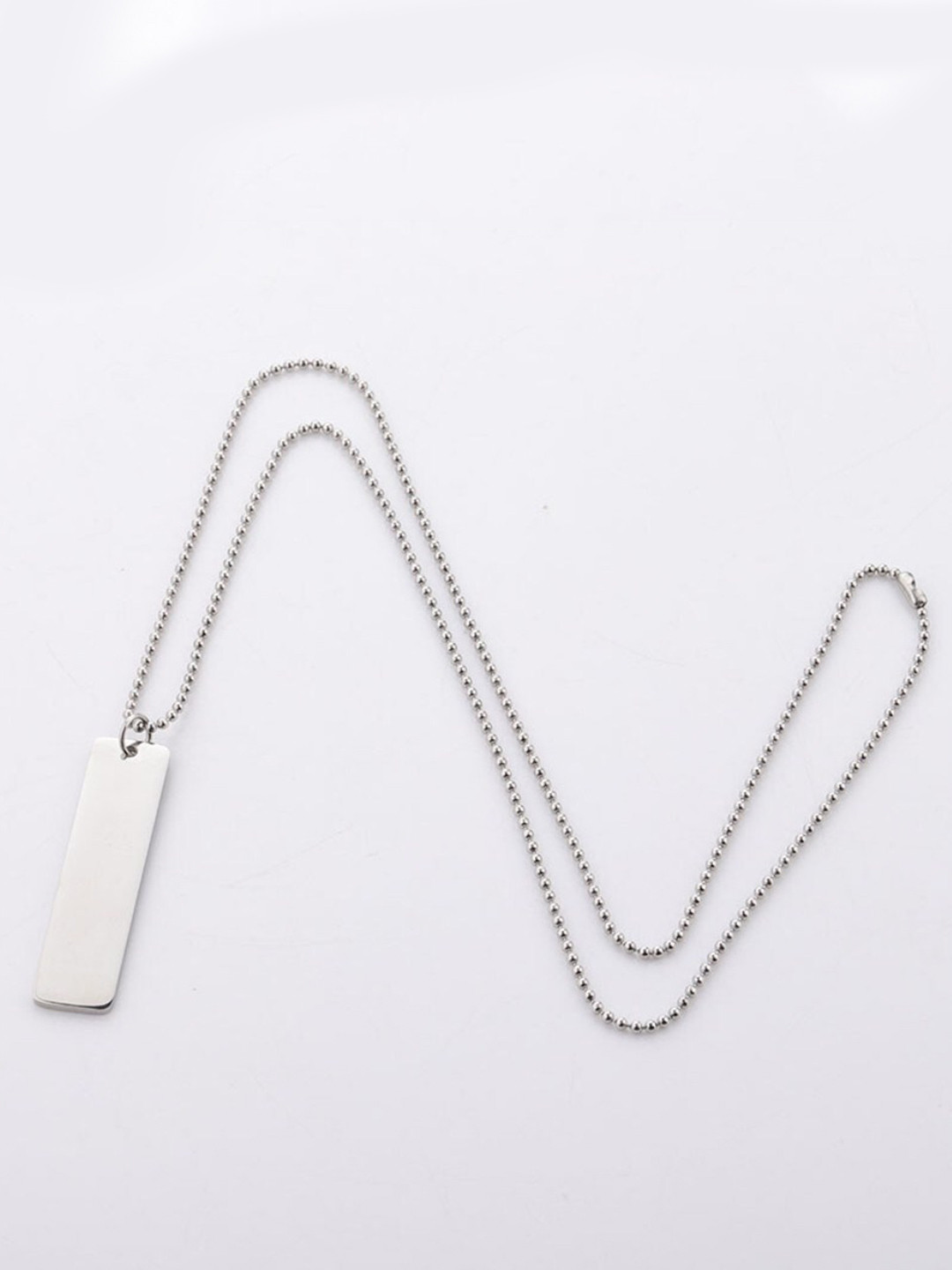 

DressBerry Stainless Steel Statement Necklace, Silver