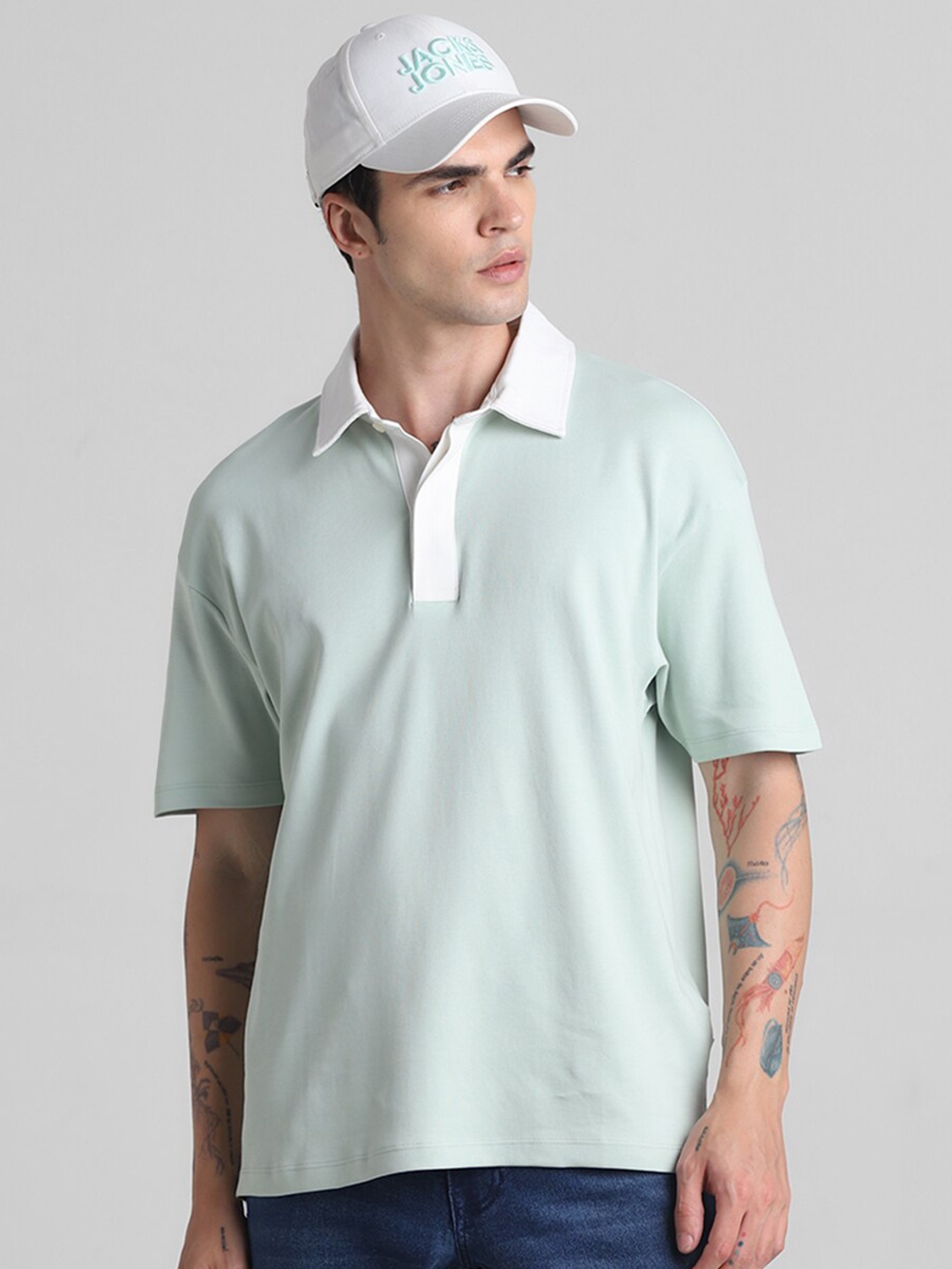 

Jack & Jones Cotton Oversized T shirts, Green