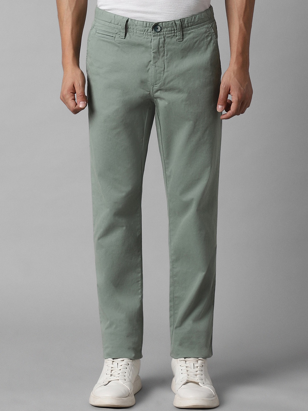 

Louis Philippe Sport Men Slim Fit Trousers, Green