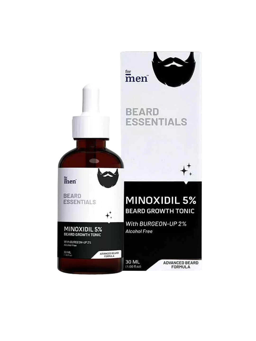 

ForMen Minoxidil Beard Growth Tonic For Beard Loss & Patchiness - 30ml, White