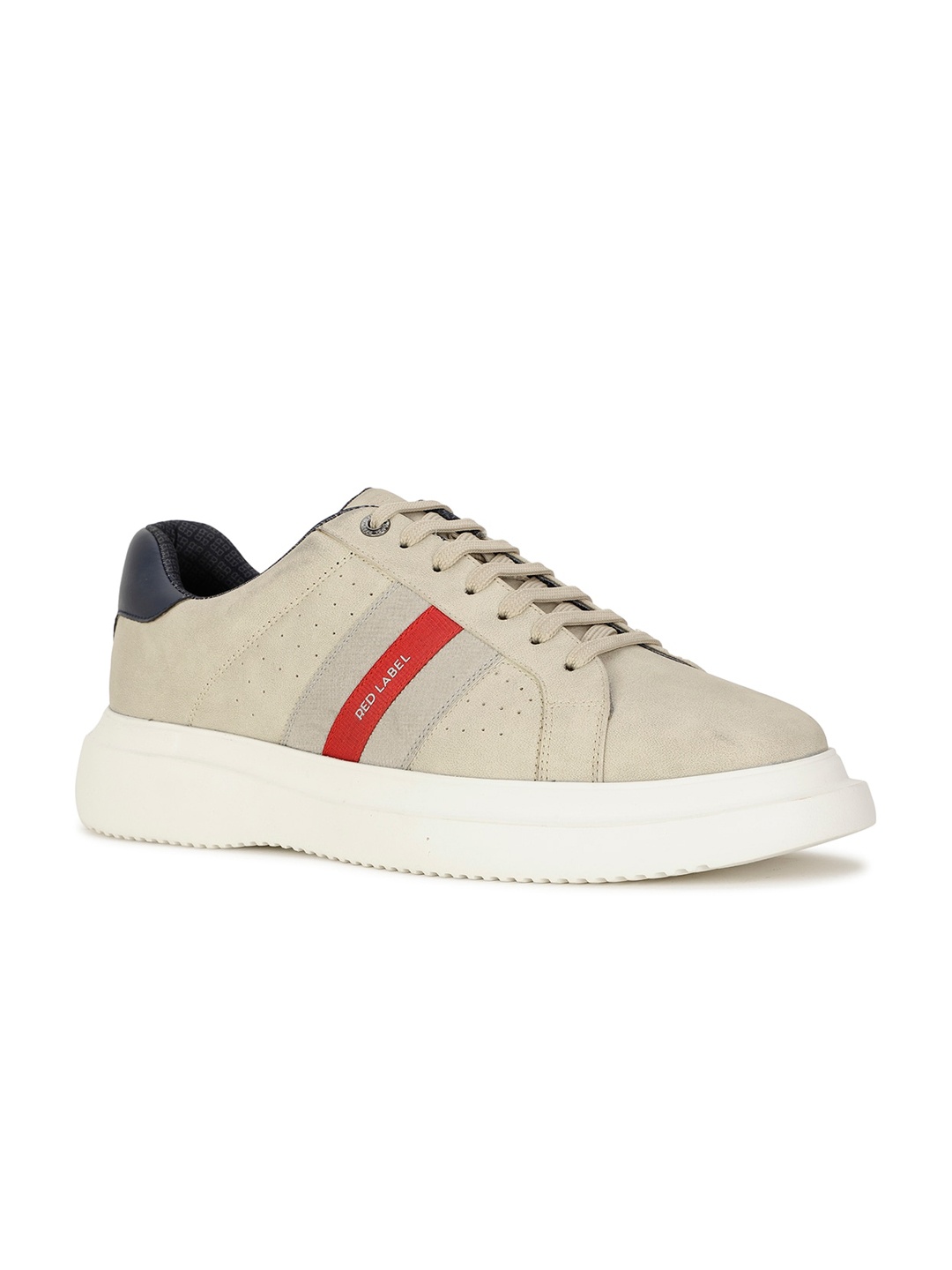 

Bata Men Textured Sneakers, Beige