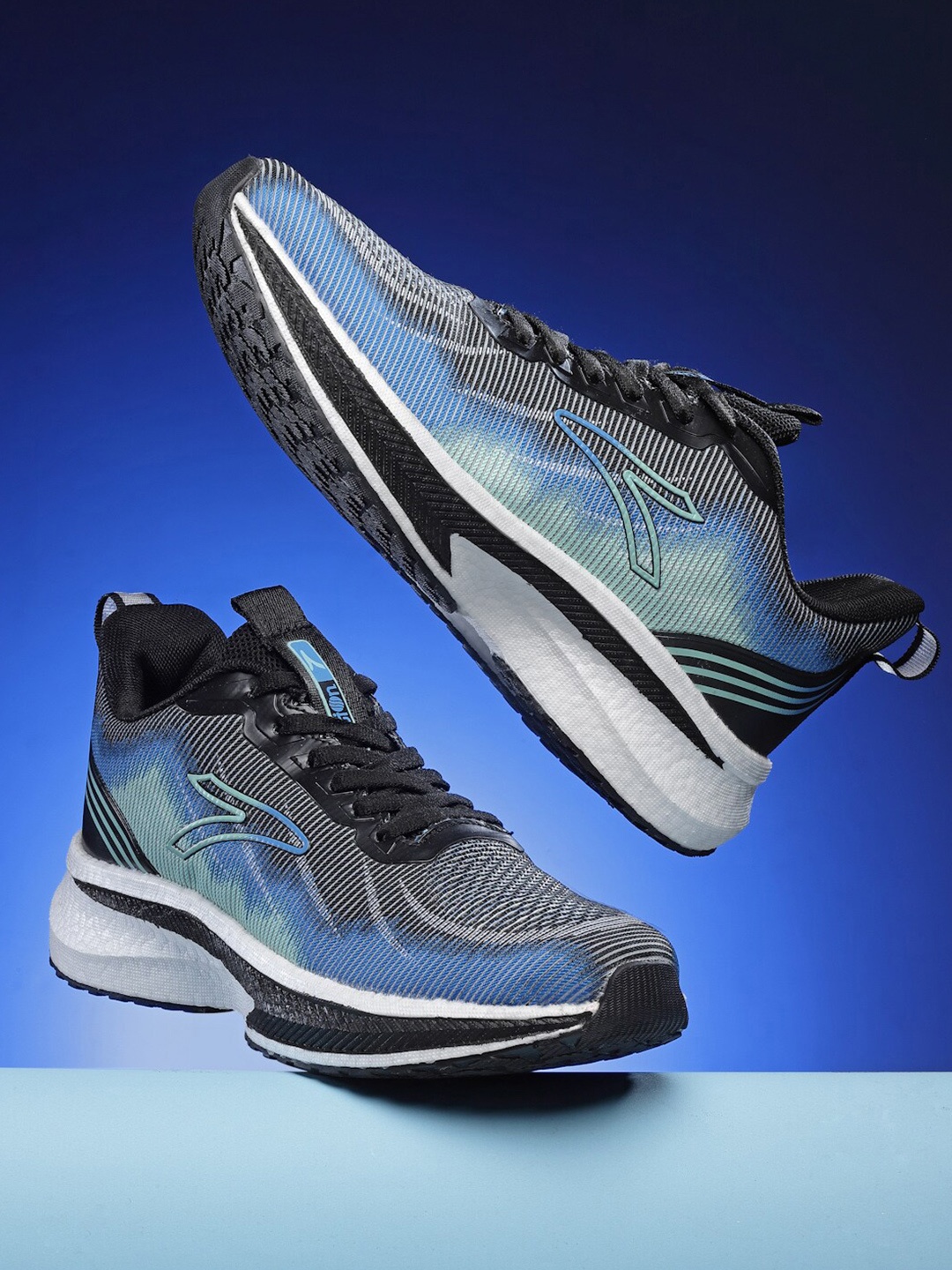 

Action Men Mesh Lightweight Running Shoes, Black