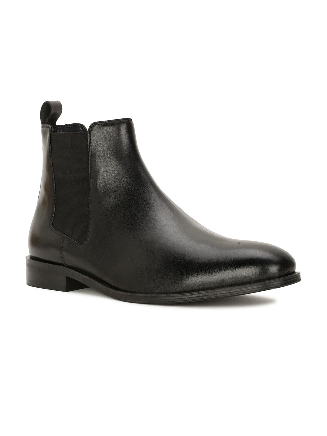 

Bata Hellwig Men Mid Top Leather Chelsea Boots, Black