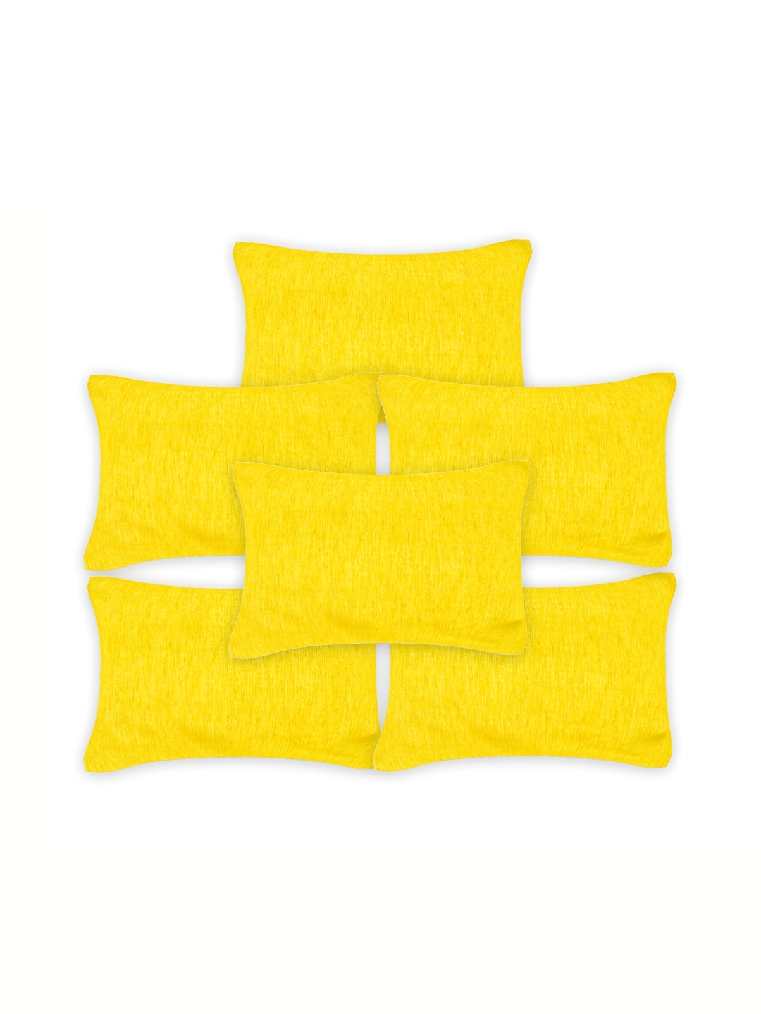 

Home Heart Yellow 6 Pieces Rectangle Cushion Covers