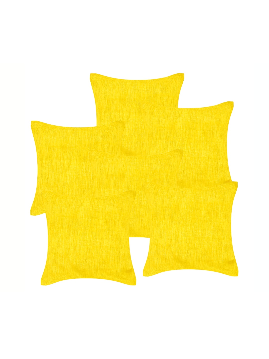 

Home Heart Yellow 6 Pieces Square Cushion Covers