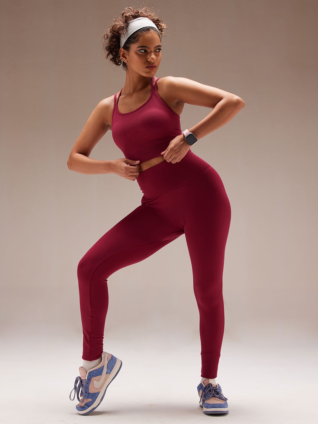 

CAVA Full Coverage High Support Super Support Super Stretch Brami Bra, Maroon