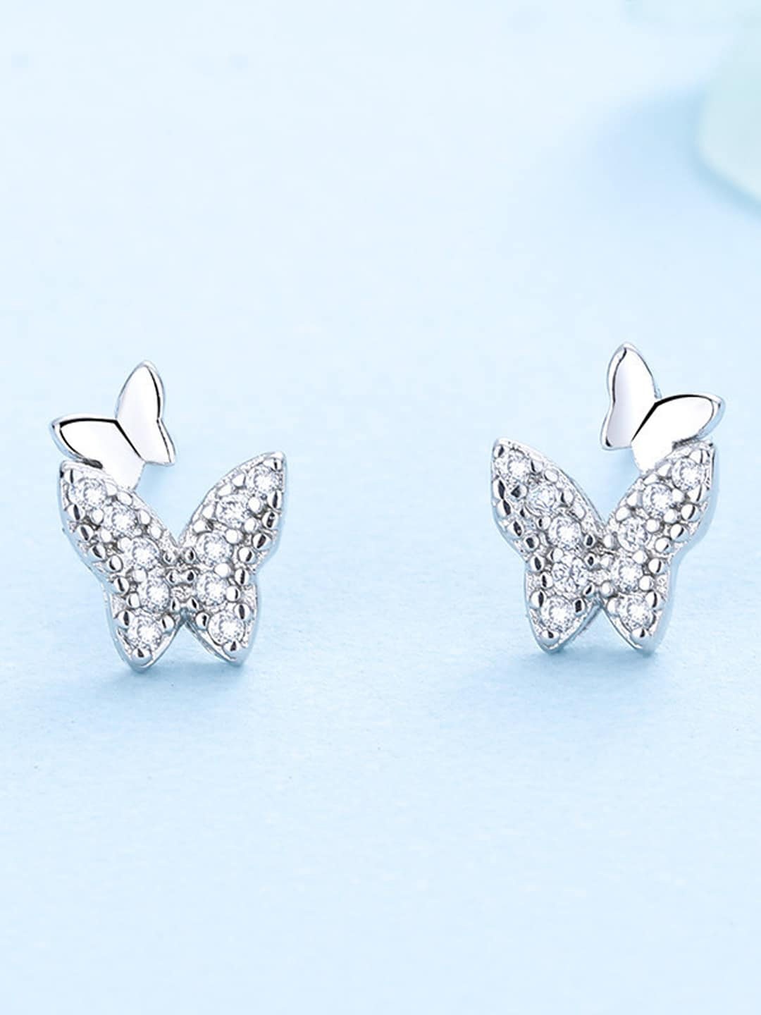 

VAGHBHATT Silver-Plated Stainless Steel Classic Studs