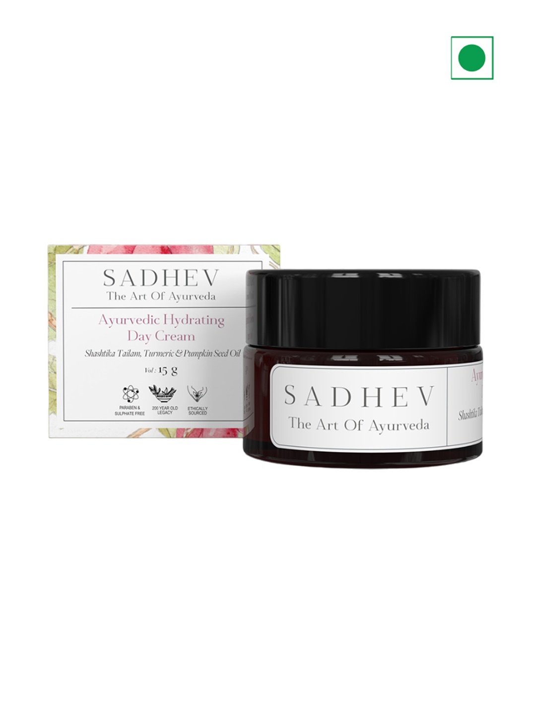 

SADHEV The Art Of Ayurveda Hydrating Day Cream With Chamomile - 15g, White