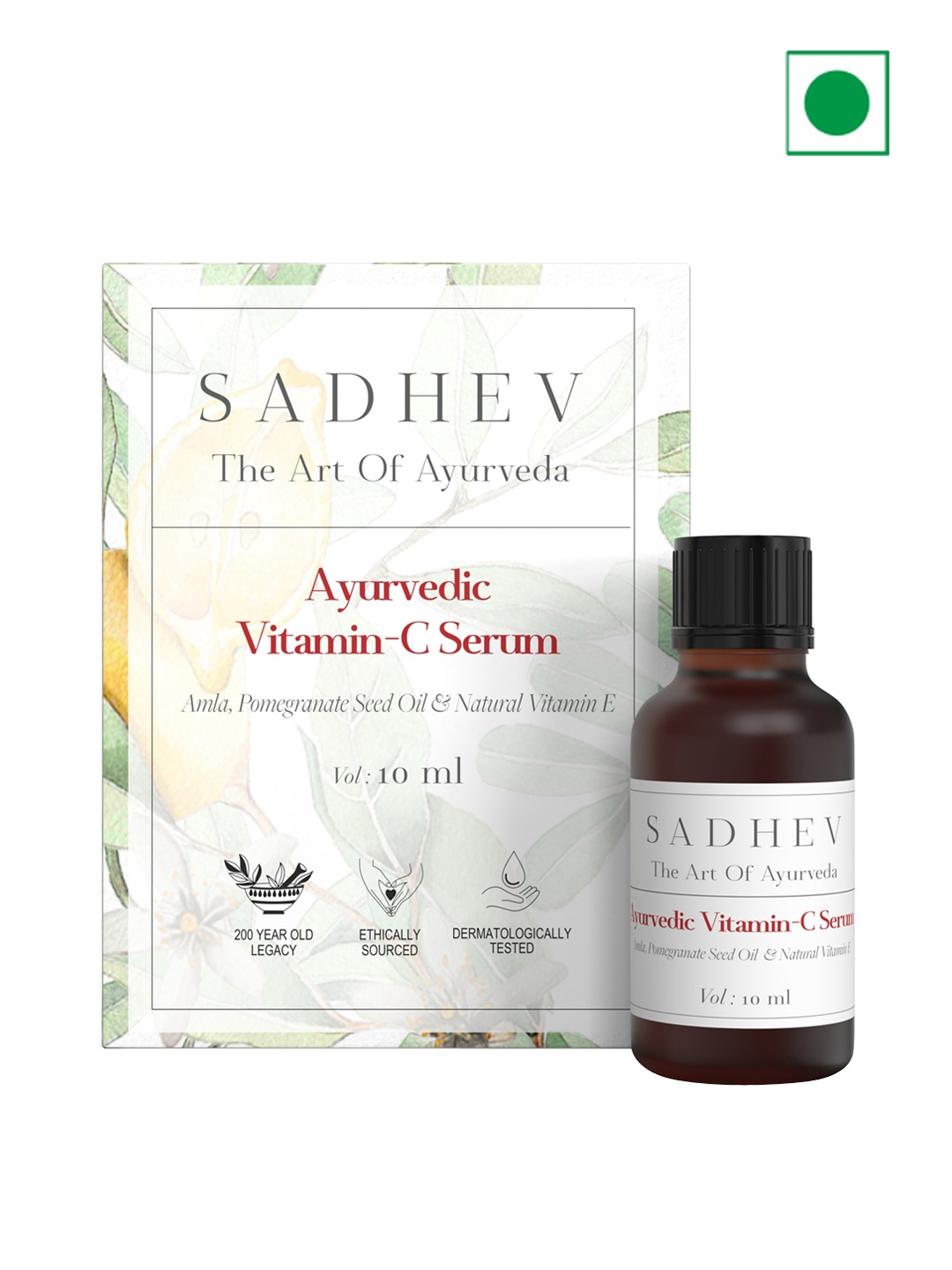 

SADHEV The Art Of Ayurveda Vitamin C Serum With Amla - 10ml, Transparent