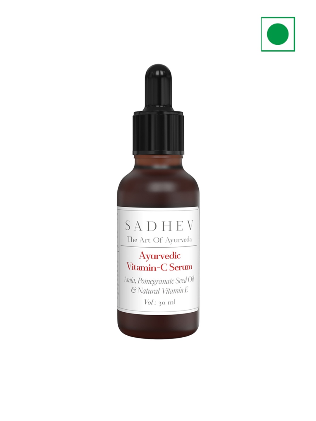 

SADHEV Ayurvedic Vitamin C Face Serum With Amla & Vitamin E - 30ml, Transparent