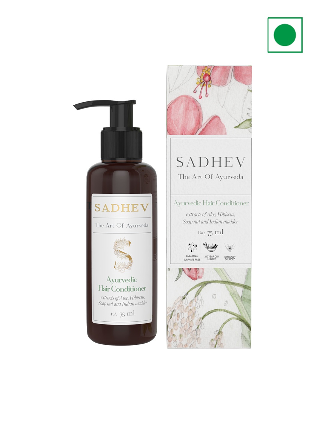 

SADHEV The Art Of Ayurveda Conditioner With Aloe Vera - 75ml, White