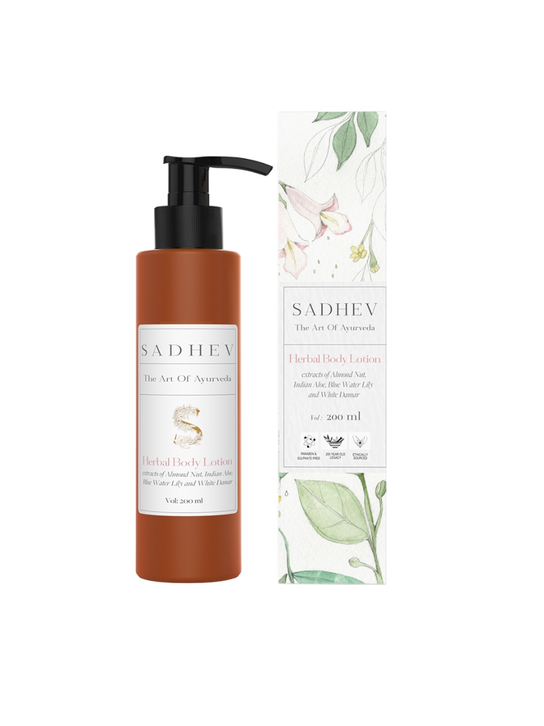 

SADHEV Herbal Body Lotion - 200ml, White