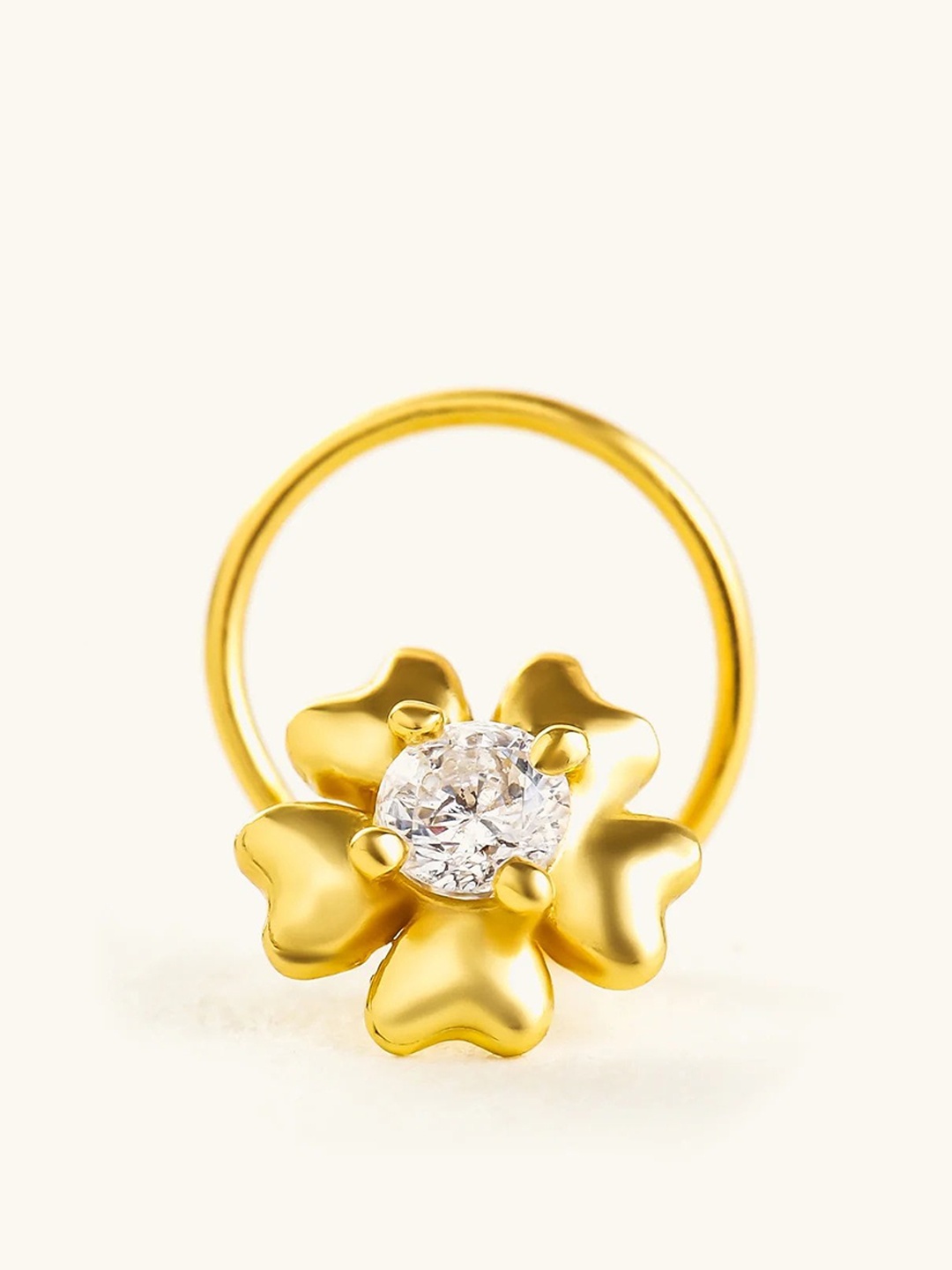 

Mabel Gold-Plated Cubic Zirconia Stud Nosepin