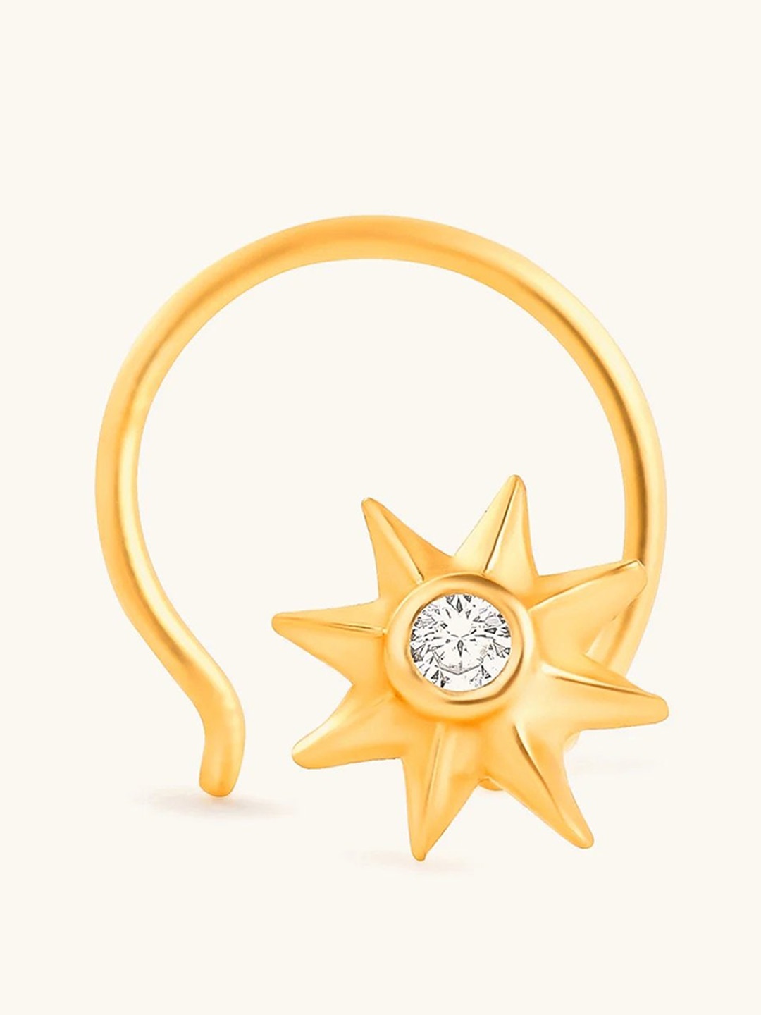 

Mabel Gold-Plated Cubic Zirconia Stud Nosepin