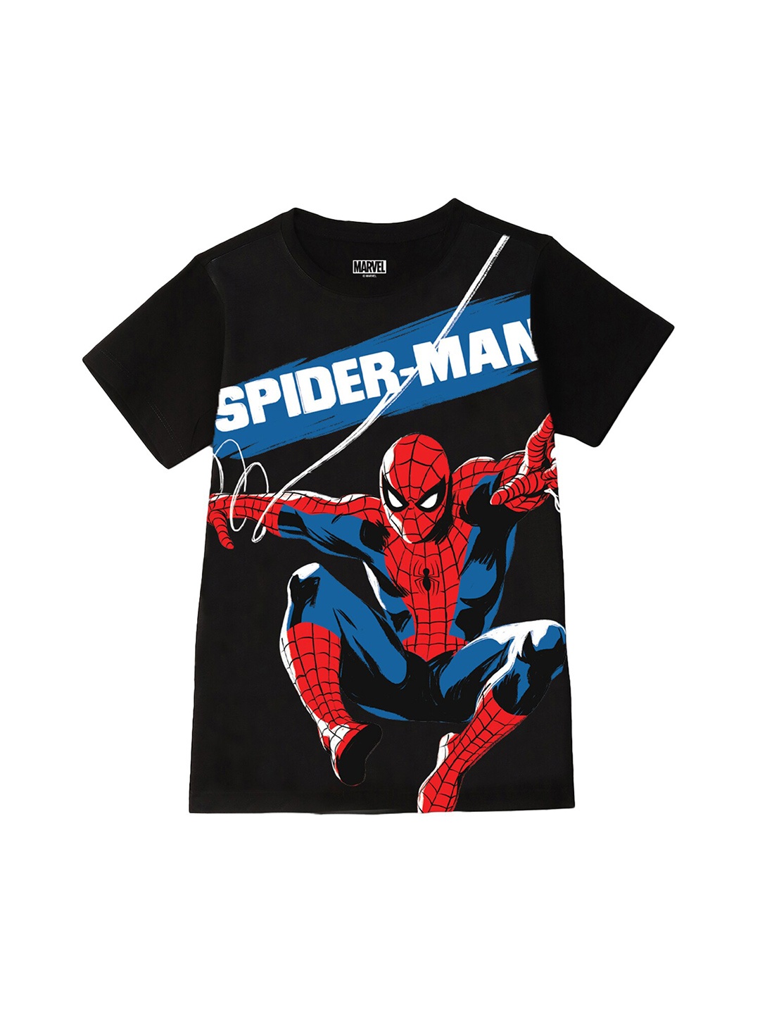 

Wear Your Mind Boys Printed Round Neck Short Sleeves Regular Fit T-shirt, Black