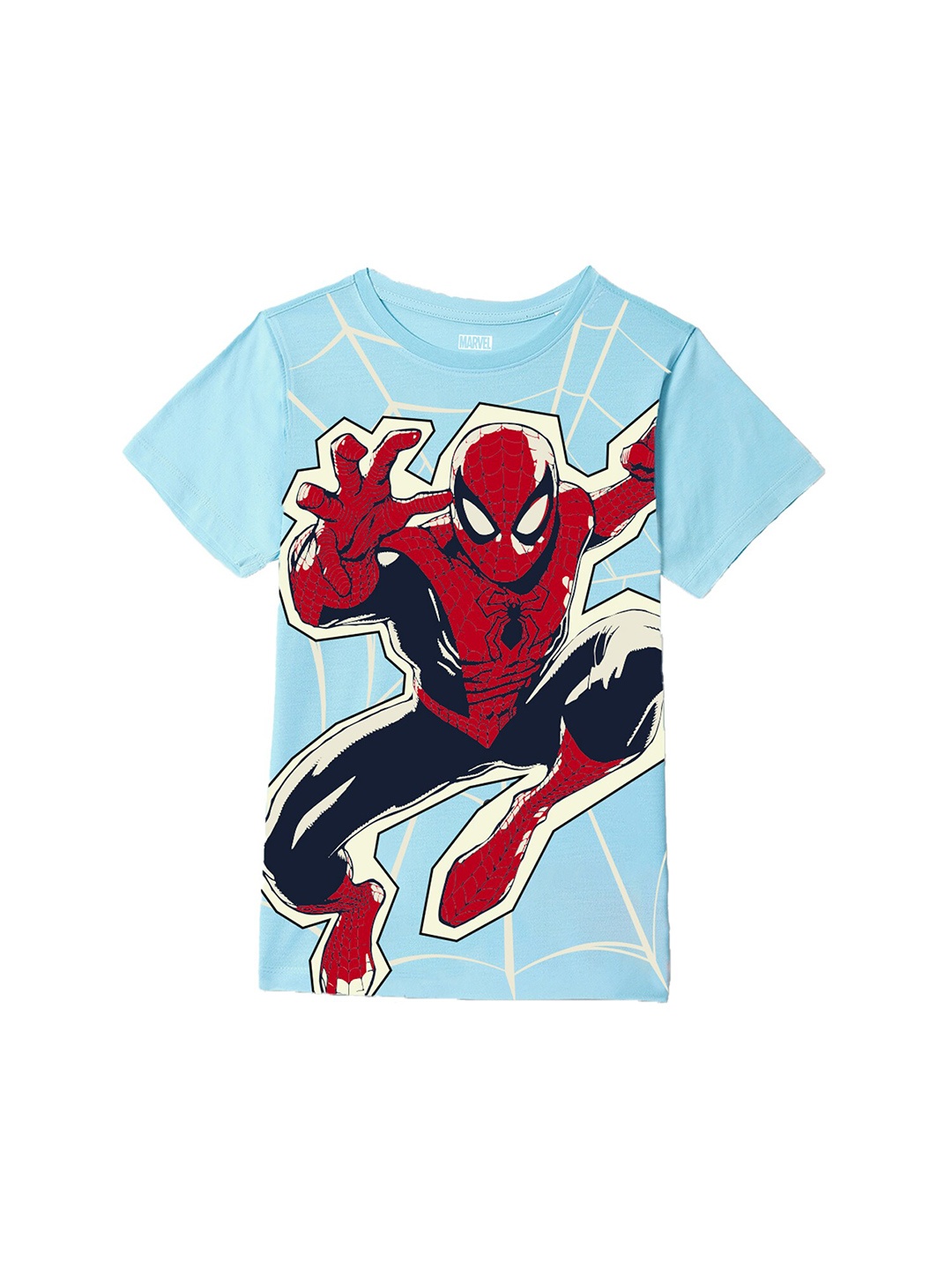 

Wear Your Mind Boys Printed Round Neck Short Sleeves Regular Fit T-shirt, Blue
