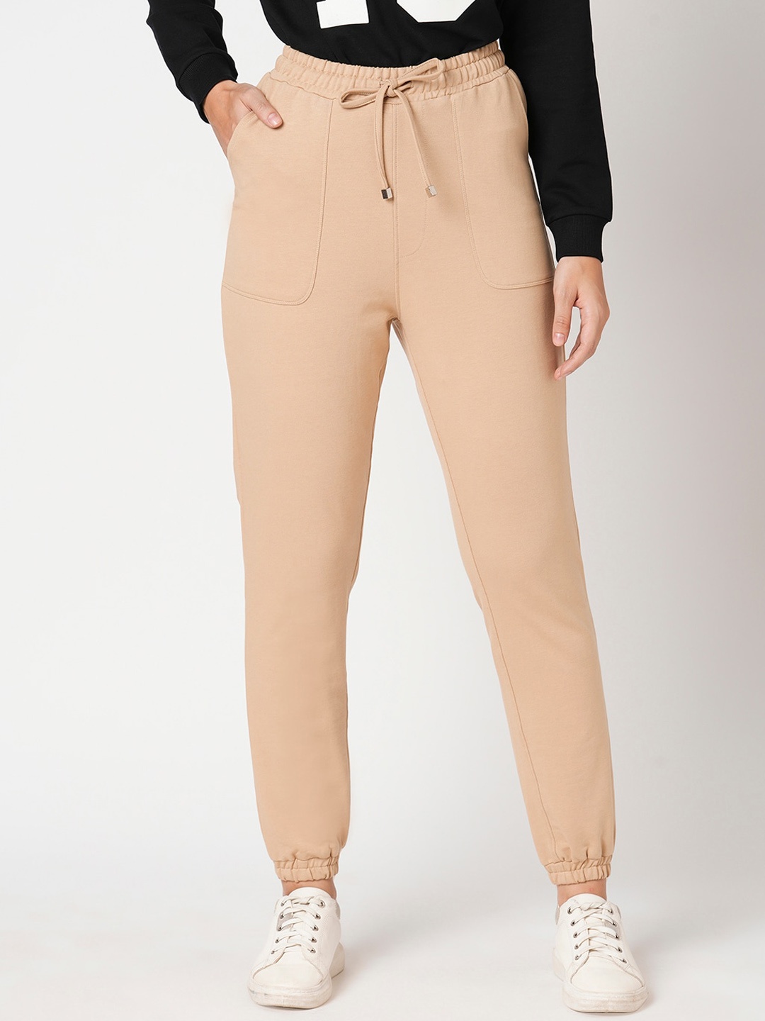 

Kraus Jeans Women Loose Fit High-Rise Joggers, Blue