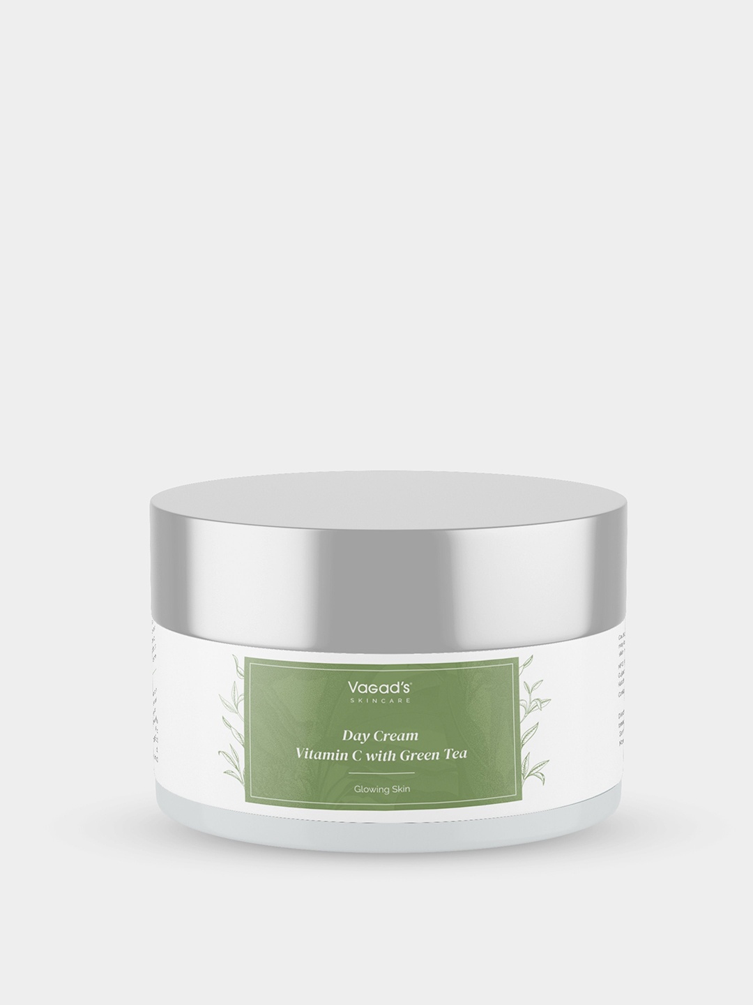 

Vagads Skincare Khadi Vitamin C Day Cream With Green Tea - 50g, White