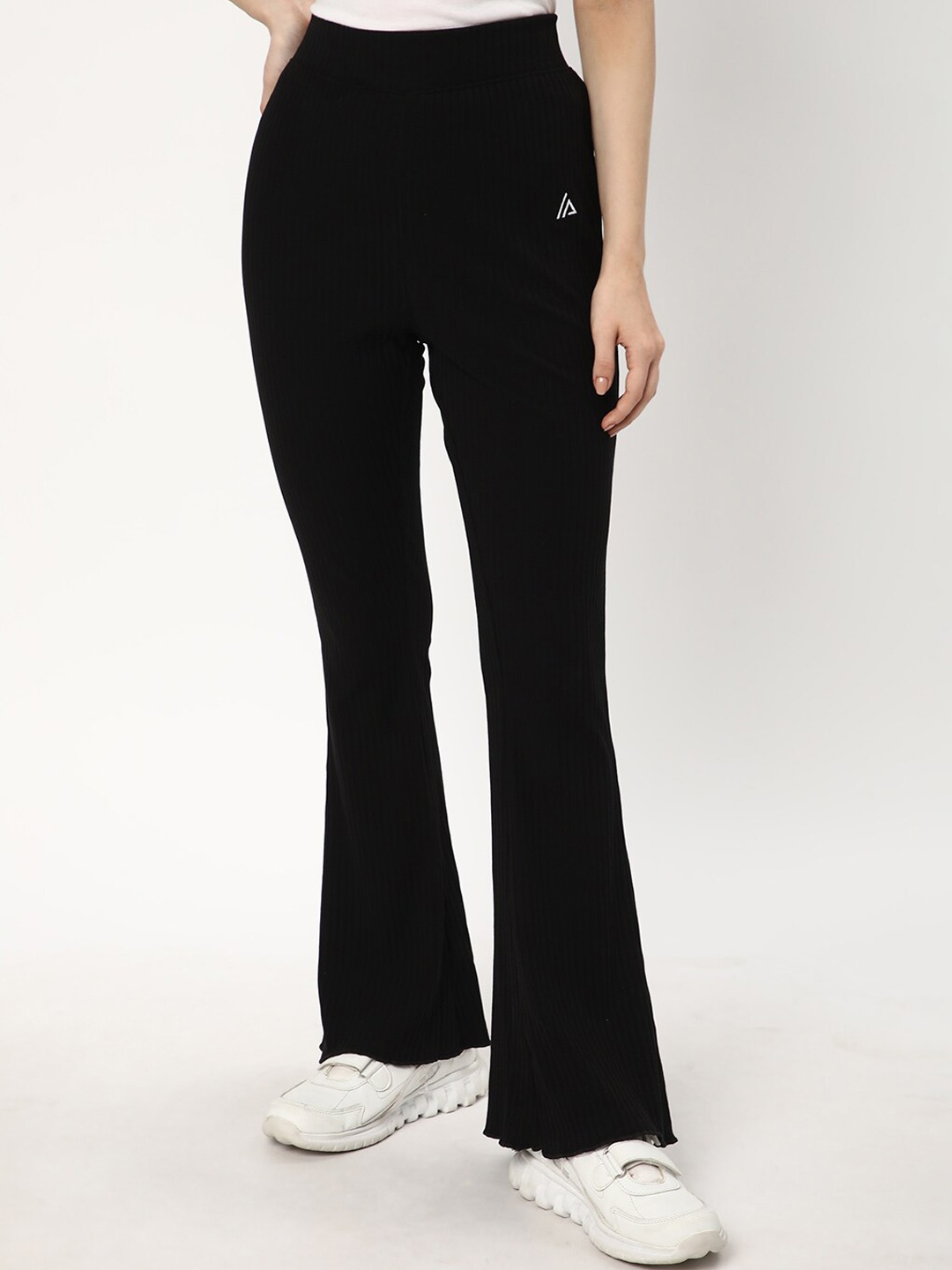 

R&B Women Relaxed-Fit Cotton Track Pants, Black