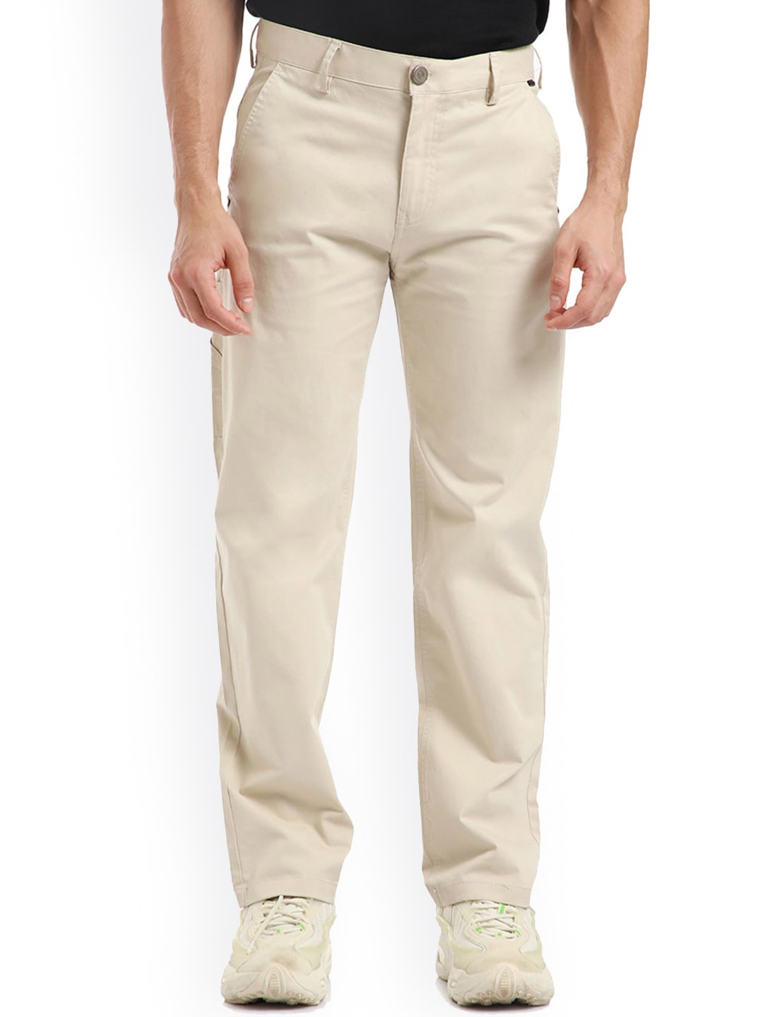 

Banana Club Men Mid-Rise Trousers, White