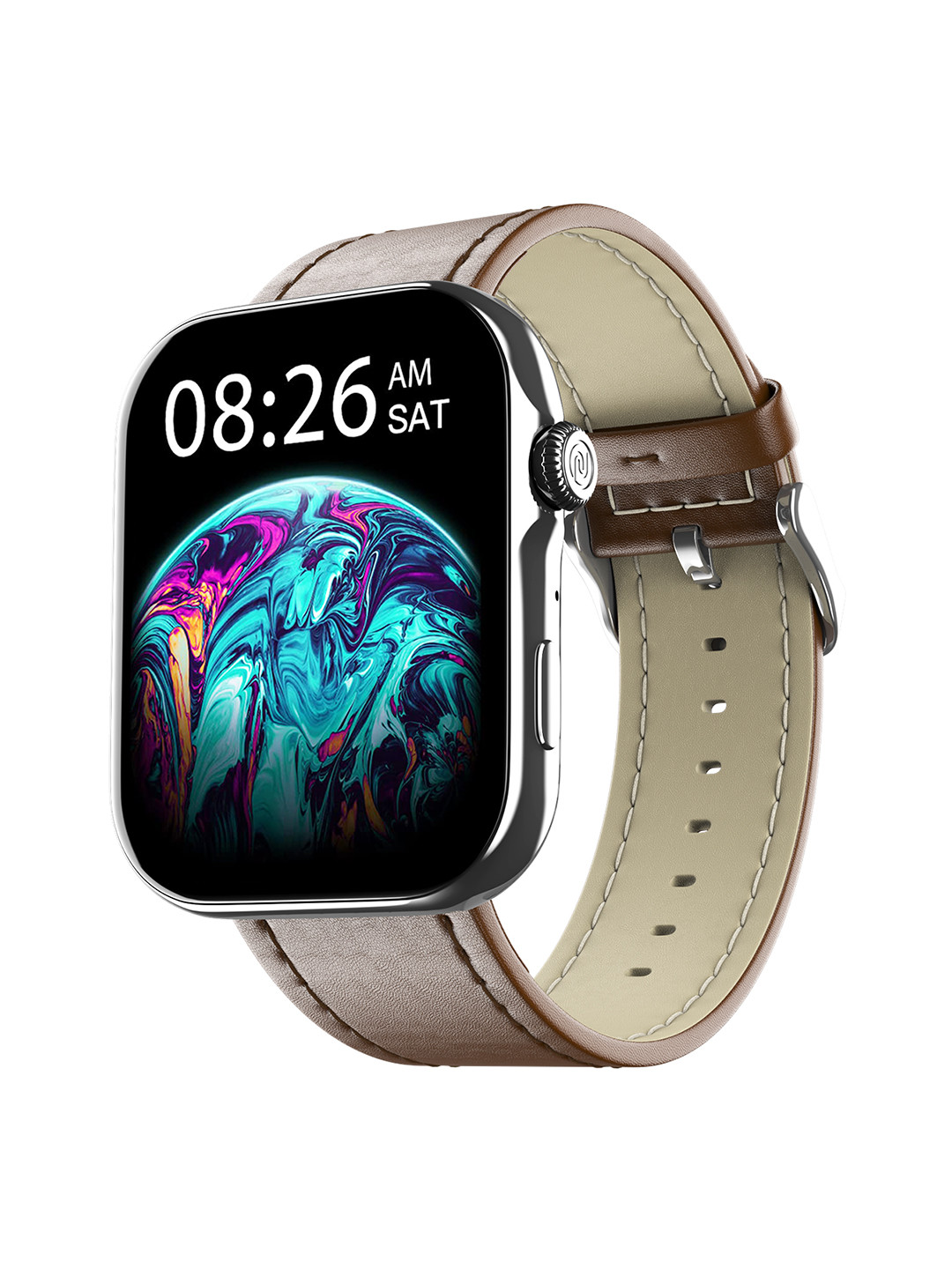

NOISE Ultra 3 1.96" AMOLED Display With Premium Metallic Build Smartwatch, Brown