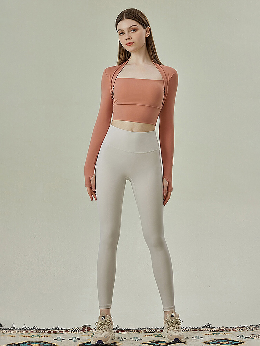 

LULU & SKY Square Neck Fitted Top, Pink